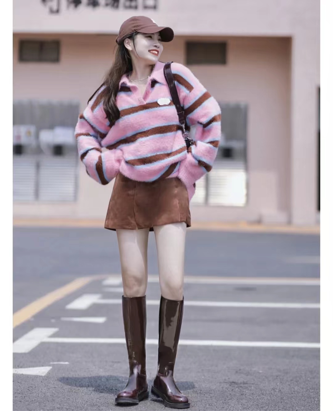 显瘦百搭又好看长筒宽靴,长筒高筒靴显瘦质感好显高