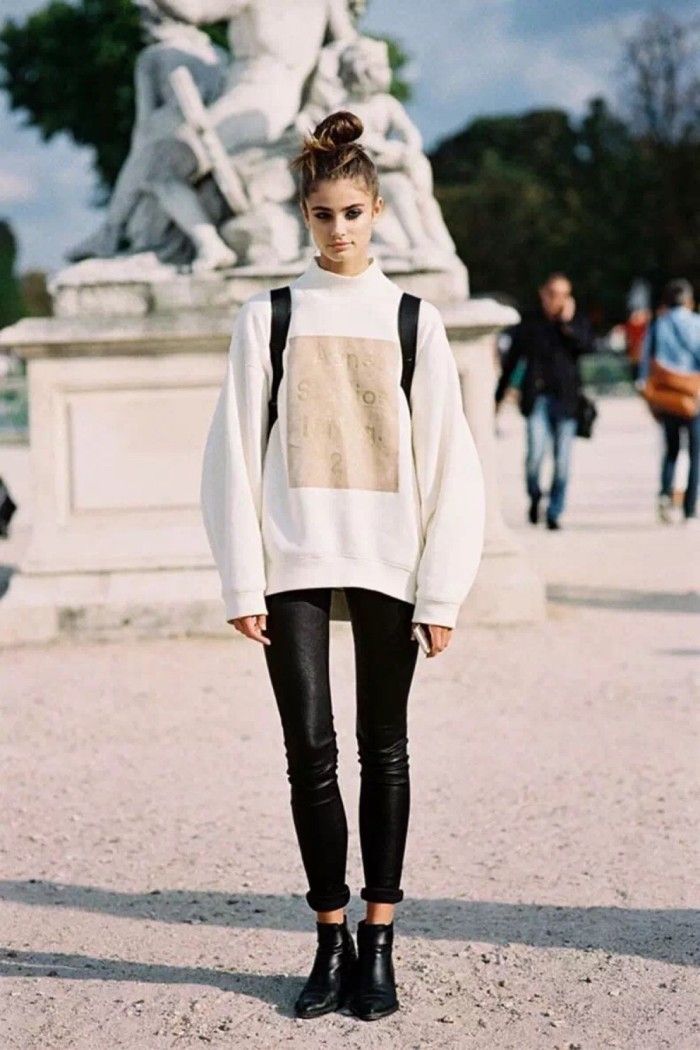 连帽卫衣鲨鱼裤显高穿搭,卫衣鲨鱼裤女款2021款网红款百搭