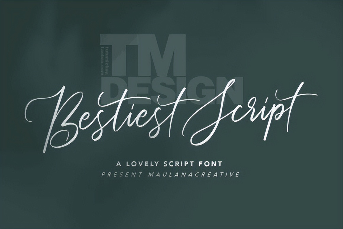 具有艺术感的英文字体推荐,6款极致优雅手写字体