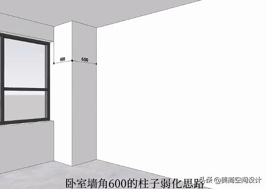 卧室墙角单独电脑柜设计,卧室墙角有承重墙怎么设计