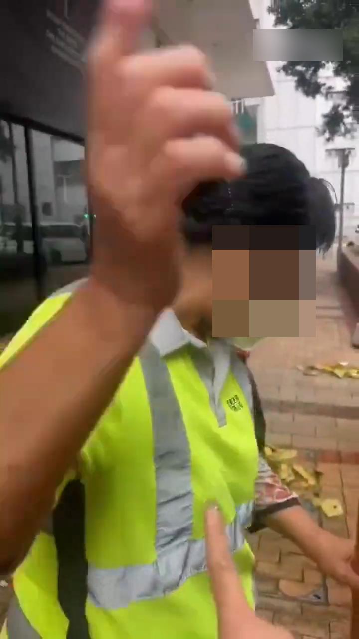 女子香港旅游被环卫女工骂,女子香港旅游被环卫工骂