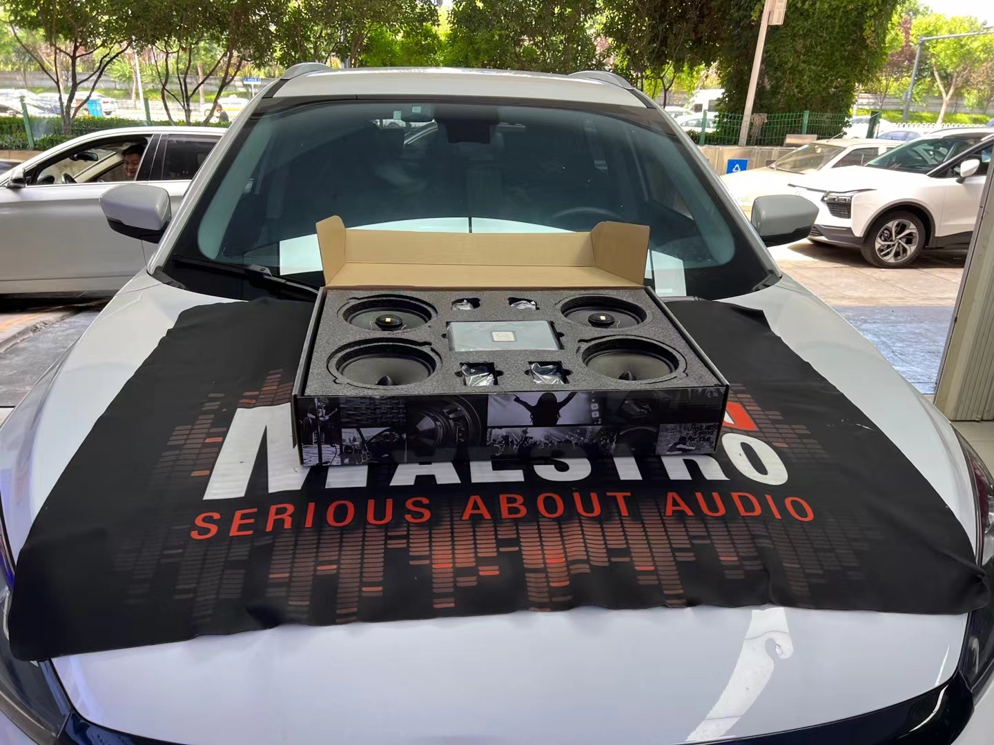 威马ex5改装案例,威马ex5即客行版本配的音响