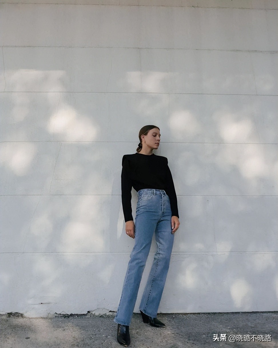 马蹄裤显瘦高腰,今年最火直筒马蹄裤冬款