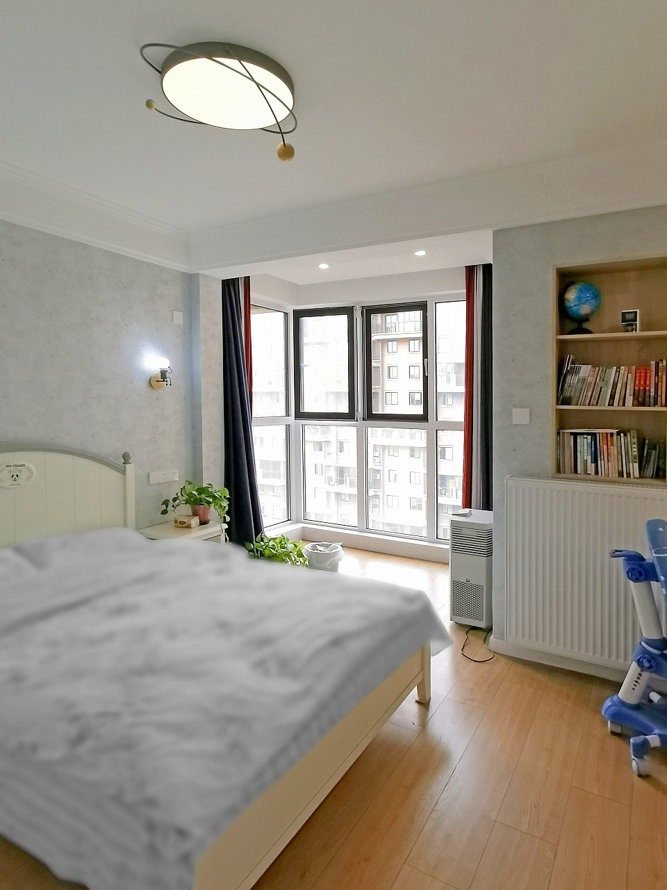 花漾紫郡120平复式装修儿童房设计让孩子更专注