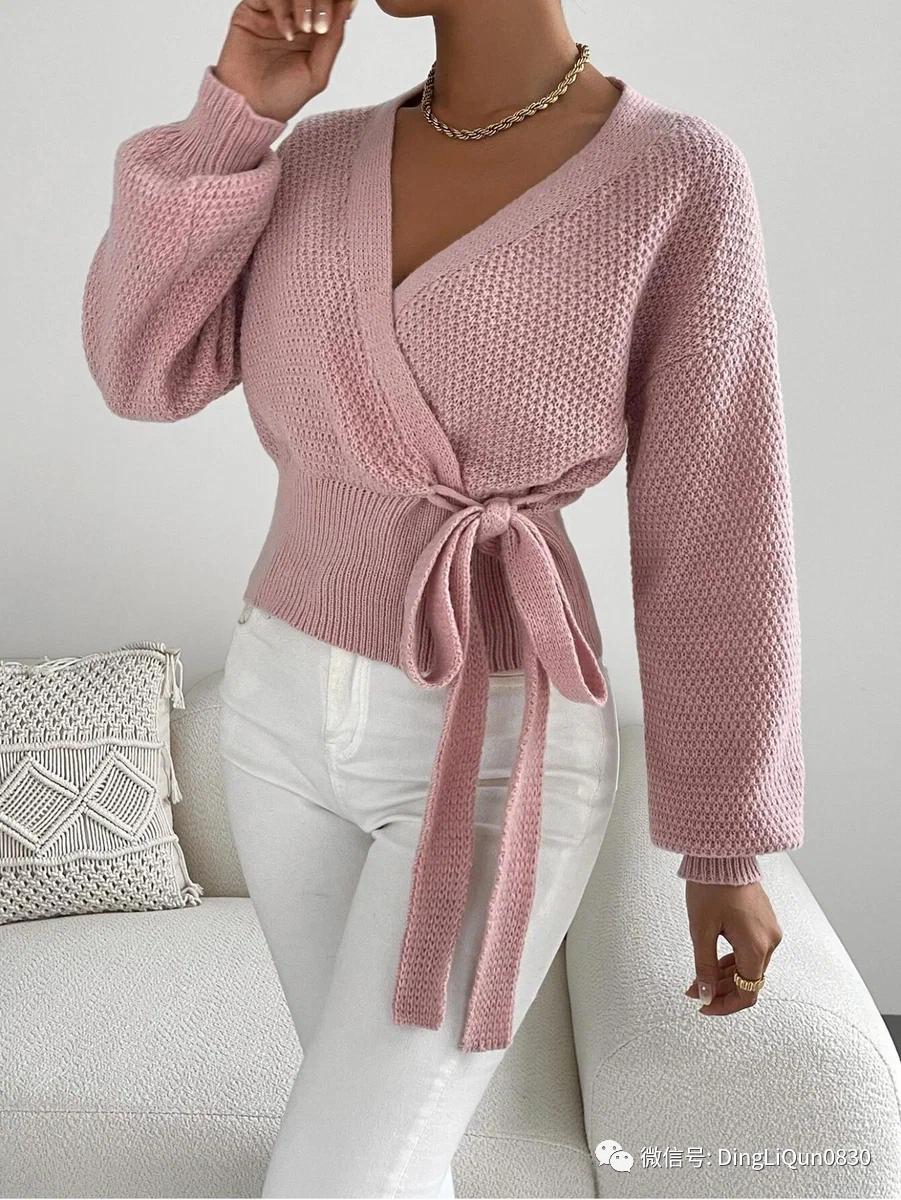 针织长袖衬衫搭配图片,针织衬衫如何穿出特色