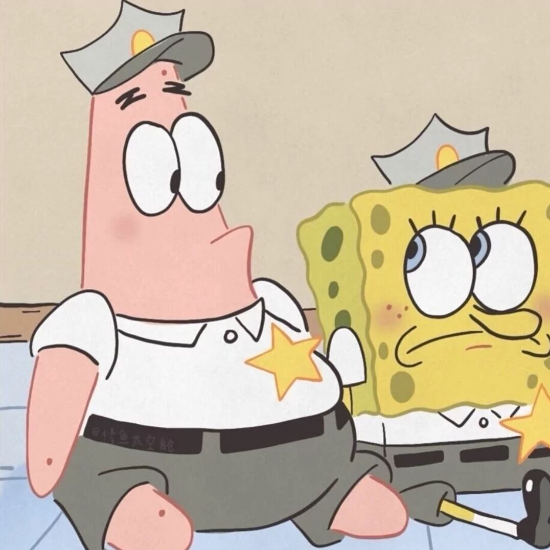 闺蜜头像沙雕海绵宝宝,海绵宝宝卡通动漫头像