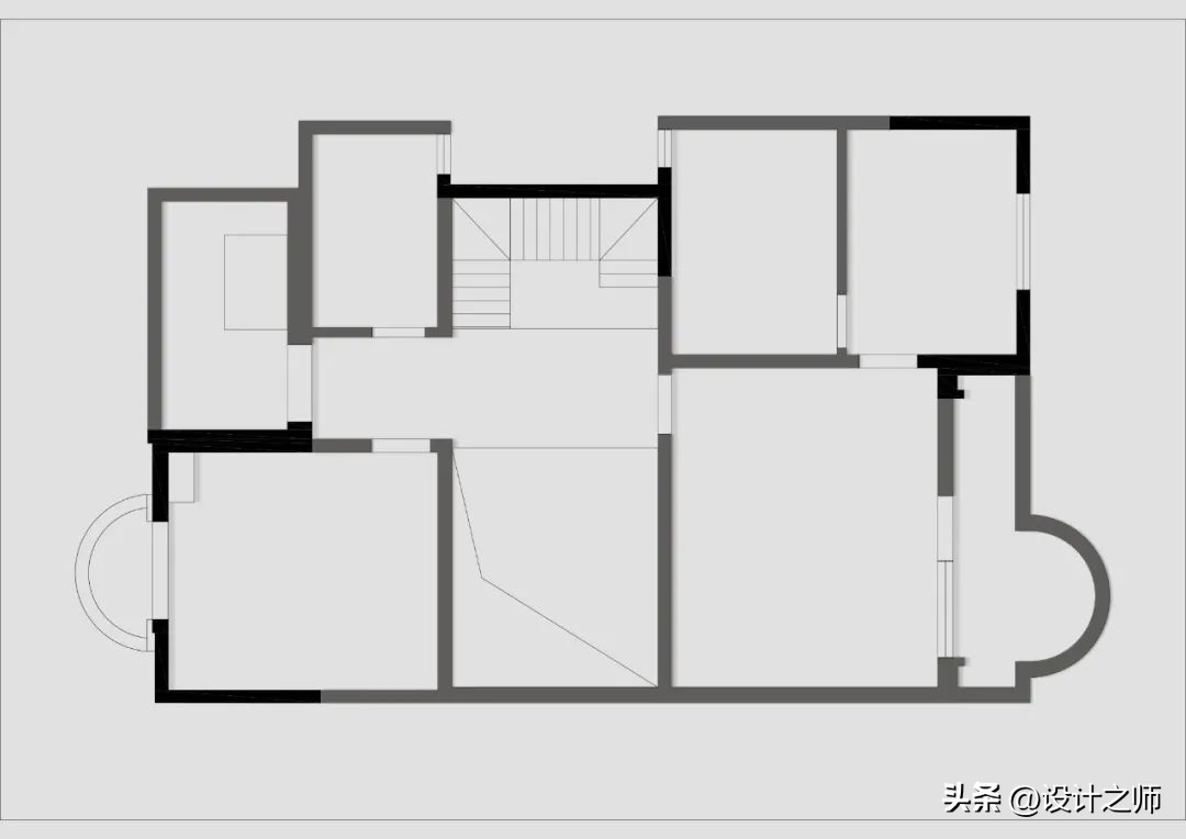 西安河与墅装修设计,西安现代城市别墅效果图