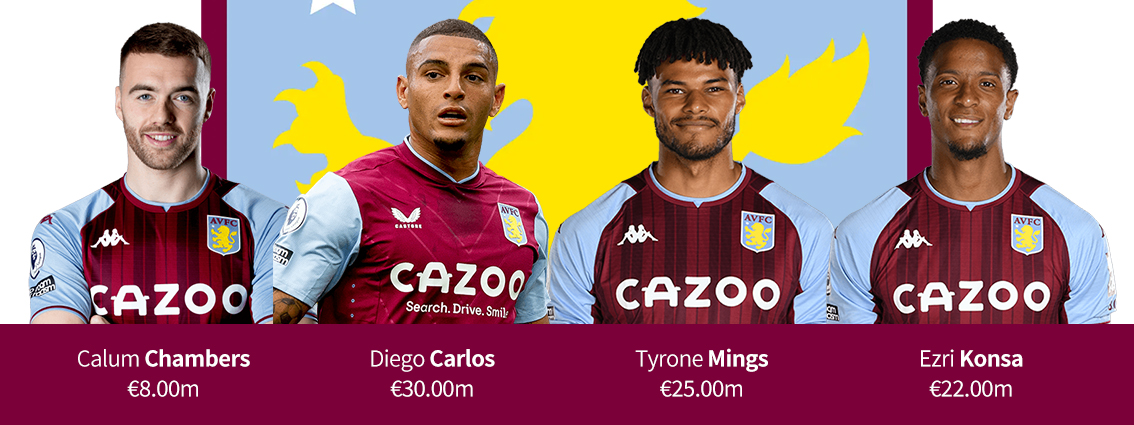 欧洲五大联赛十大中卫,十大顶级中卫组合