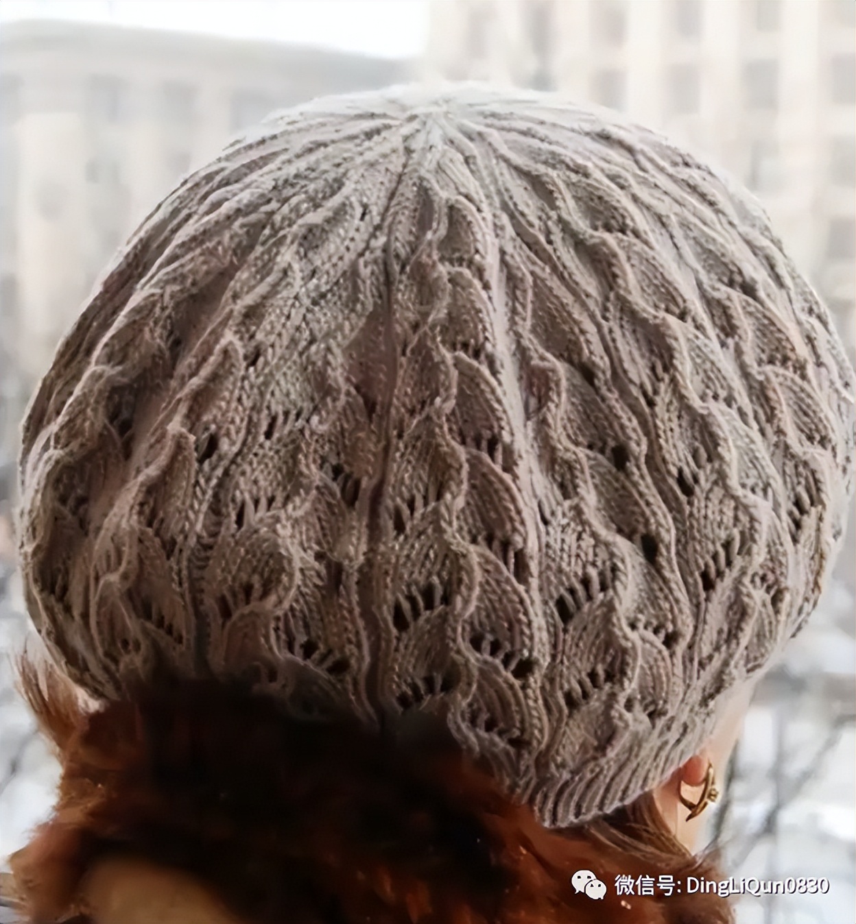 针织帽贝雷帽,针织时尚贝雷帽高级感