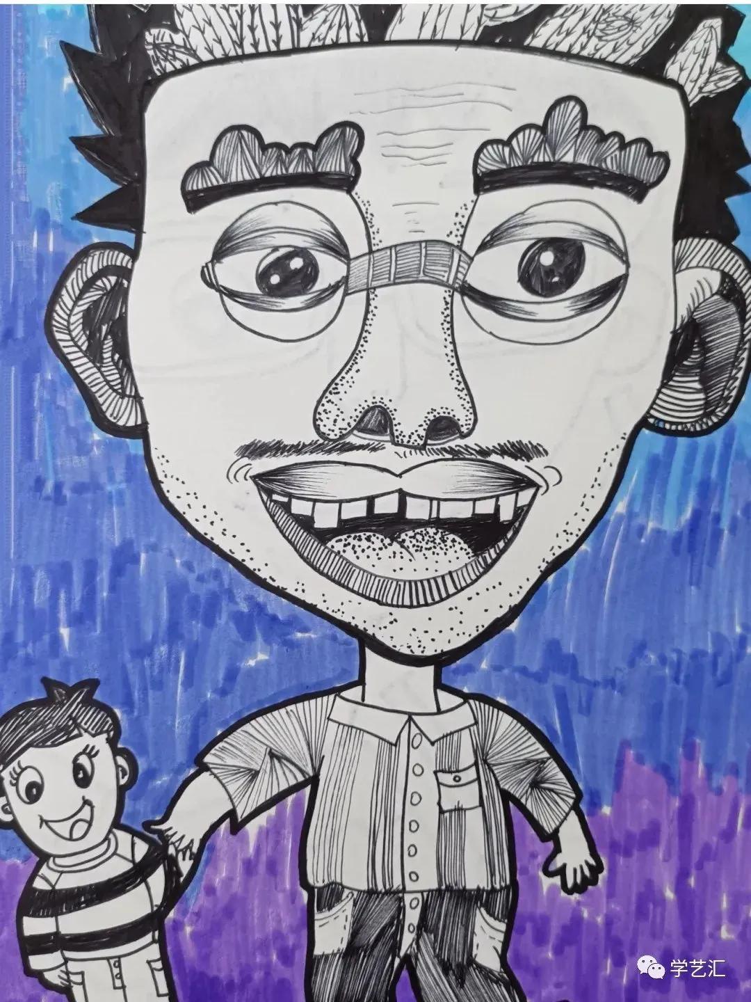 关于父亲节的儿童画简单又漂亮,父亲节的简单画画怎么画