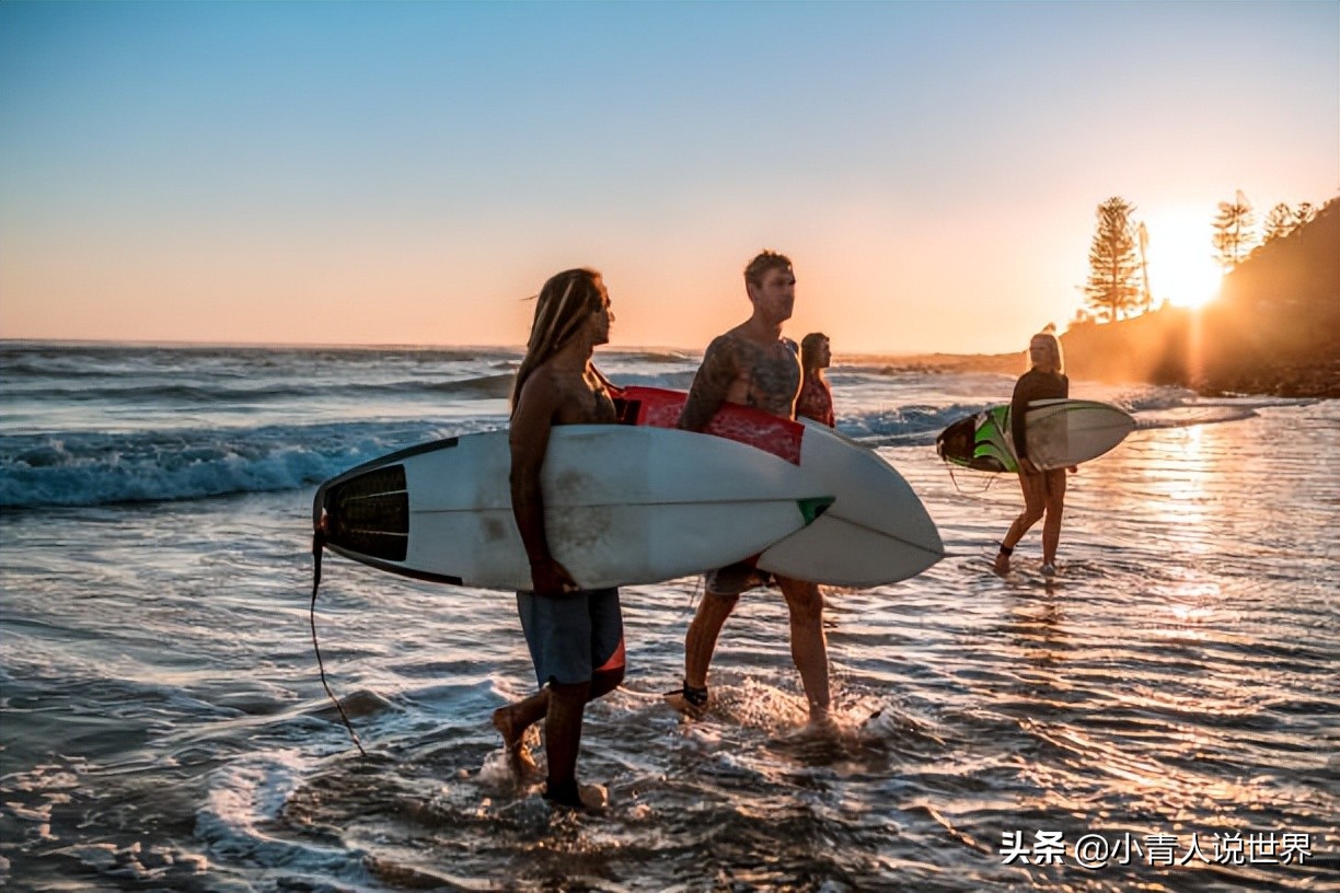 黄金海岸澳大利亚冲浪,冲浪澳大利亚黄金海岸