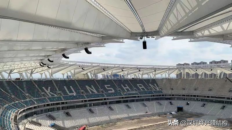 昆山膜结构施工报价,昆山膜结构遮阳看台报价