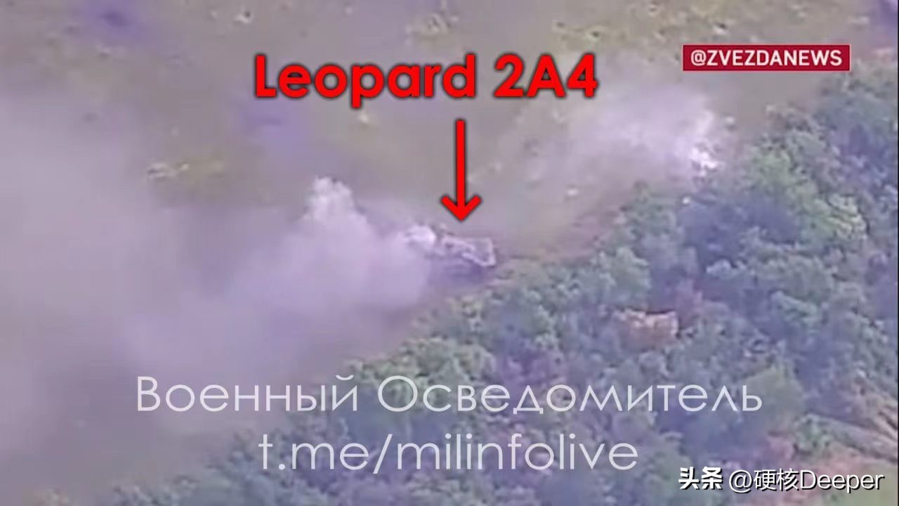 俄乌冲突被摧毁的豹2,俄乌冲突豹2实战