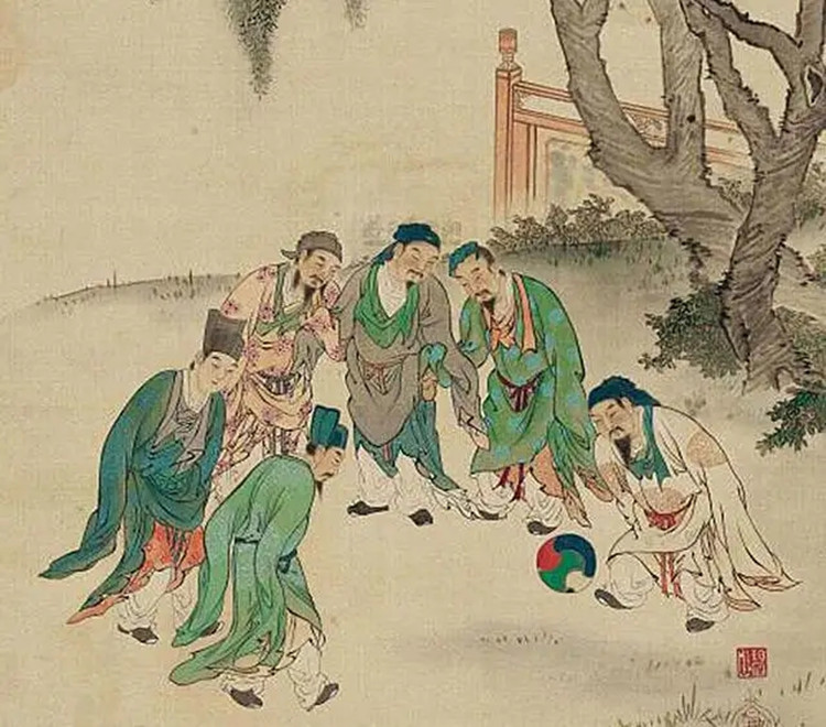 宋代蹴鞠的魅力,南宋女子蹴鞠