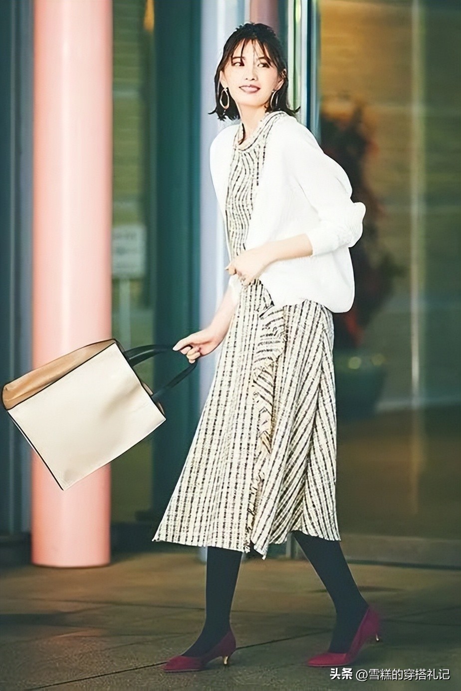 有小肚子的怎么穿好看,穿衣小技巧显瘦衣角扣方便又实用