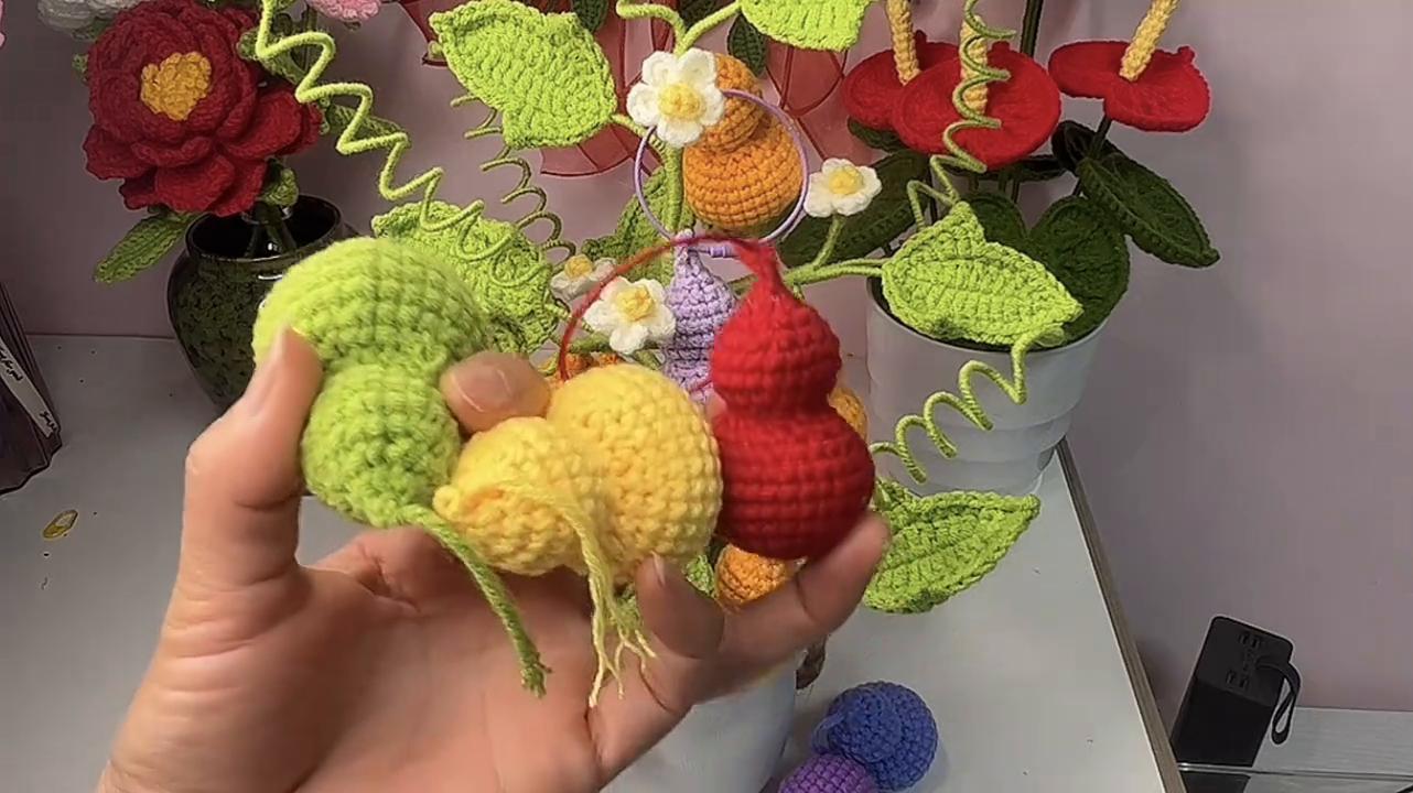 七彩葫芦的叶子教程,七彩葫芦怎么盘