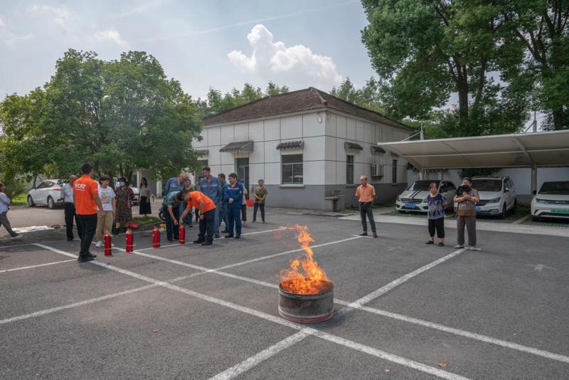 南京市板桥街道消防,中城街道消防安全演练