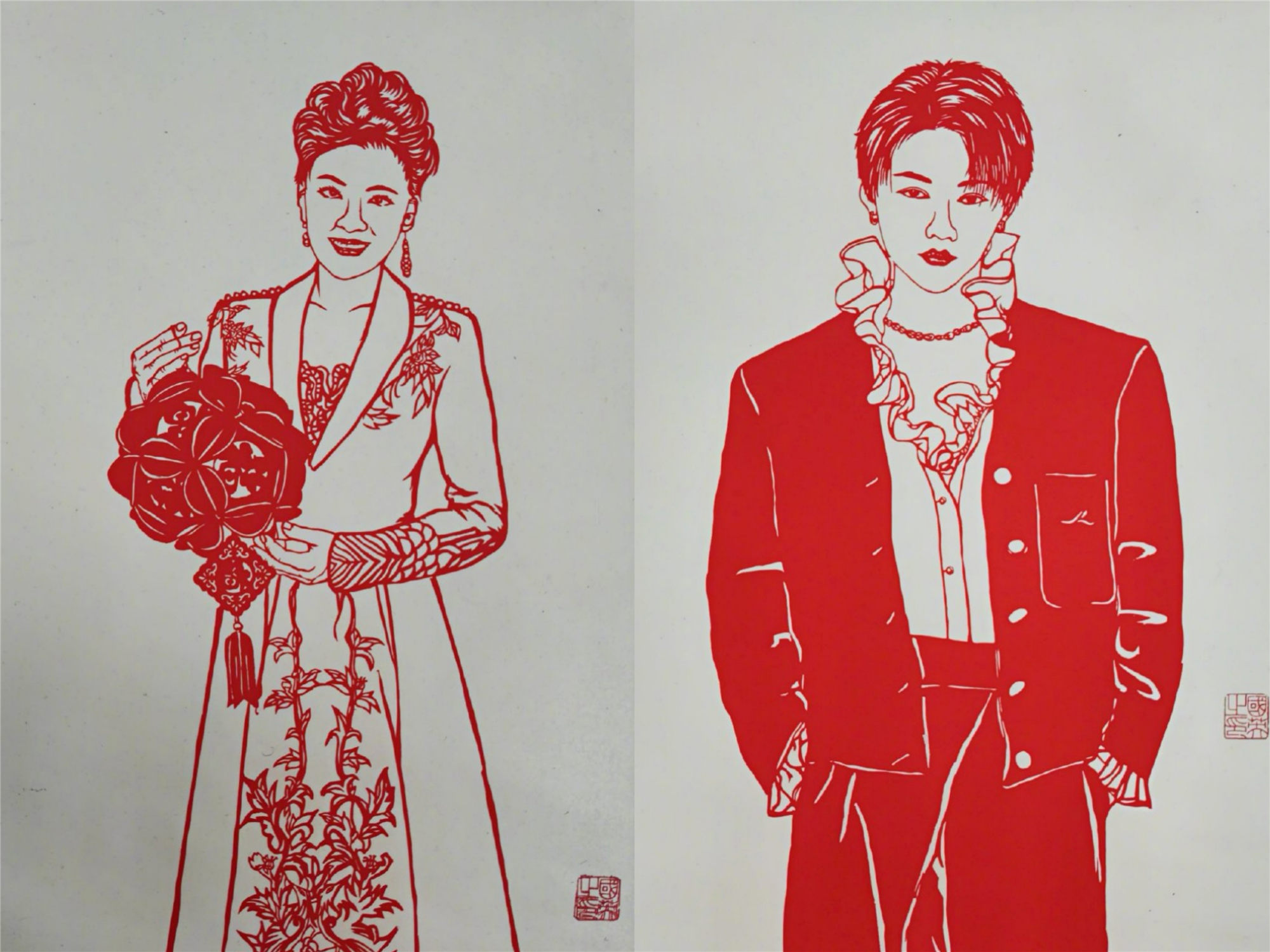 2022山东春晚再出新招，利用潍坊剪纸公布嘉宾阵容