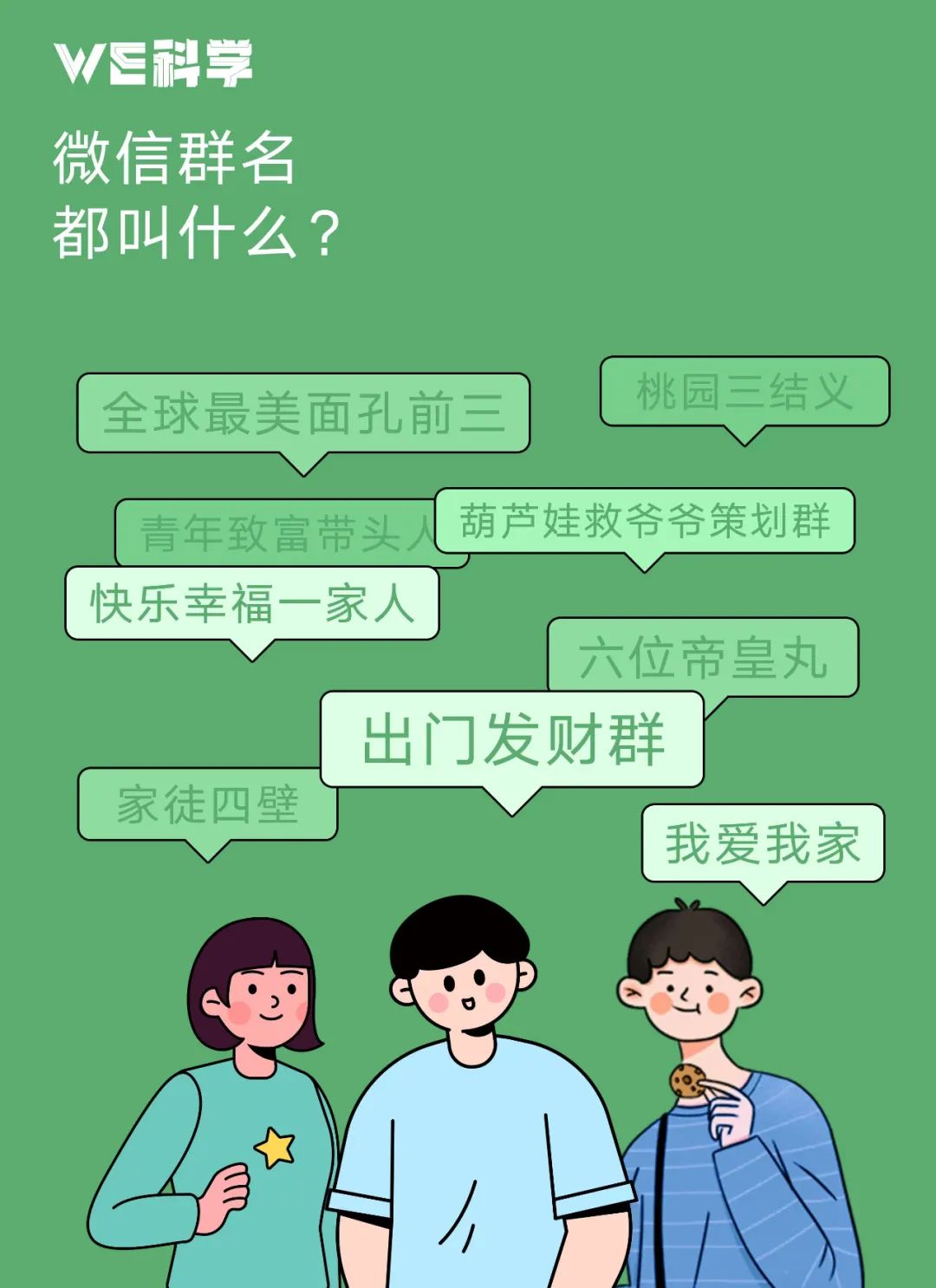 怎样起微信群名好听,微信群名怎么叫才好听