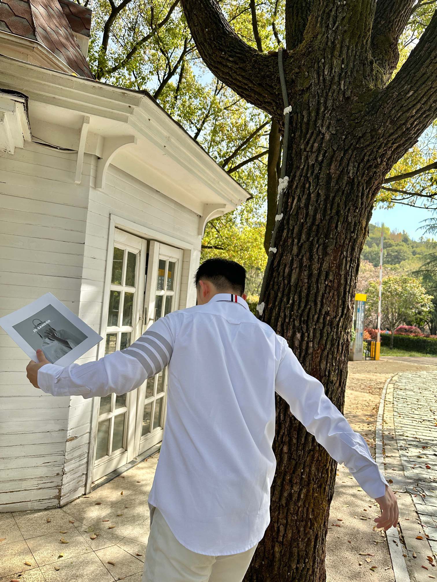 thombrowne蓝色衬衫男穿搭,汤姆·布朗thombrowne男士衬衫