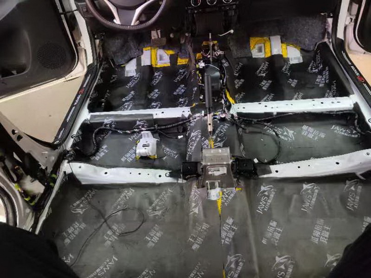 守卫安静河北悦林声丰田卡罗拉汽车隔音改装大白鲨