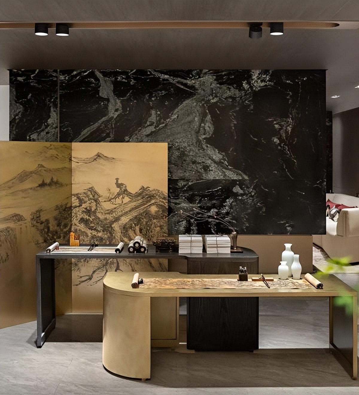 装修风格大全2022新款轻奢风玄关,小三室2022装修风格现代简约轻奢