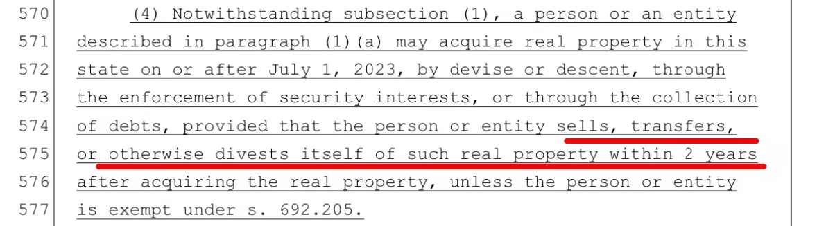 中国人已在美国佛罗里达州买的房将会被没收?快来看法案原文