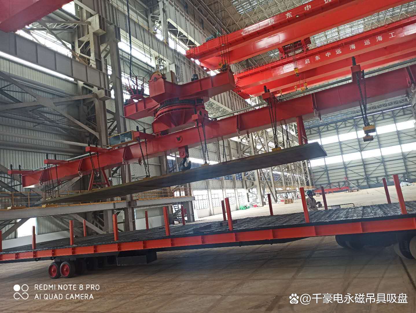 6米长钢板用什么吊具吊装,大型吊车吊装钢板专用吊具