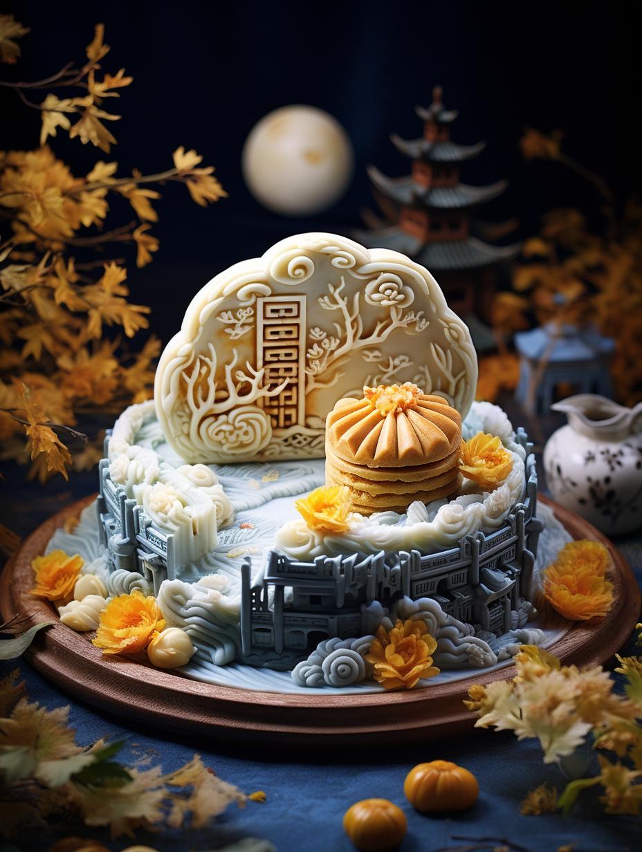 南充美食中秋月饼,中秋节美食月饼高清大图