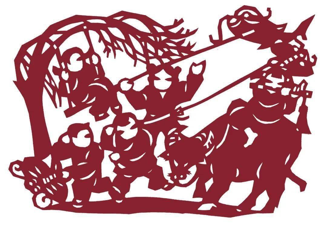 二十四节气立秋剪纸教学过程,二十四节气剪纸雪人手工