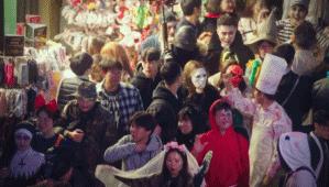 梨泰院事故分析,梨泰院事故现场前后对比