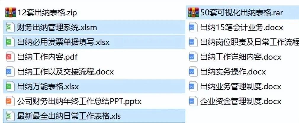 出纳必备的10个表格模板,企业出纳流水账目表格模板
