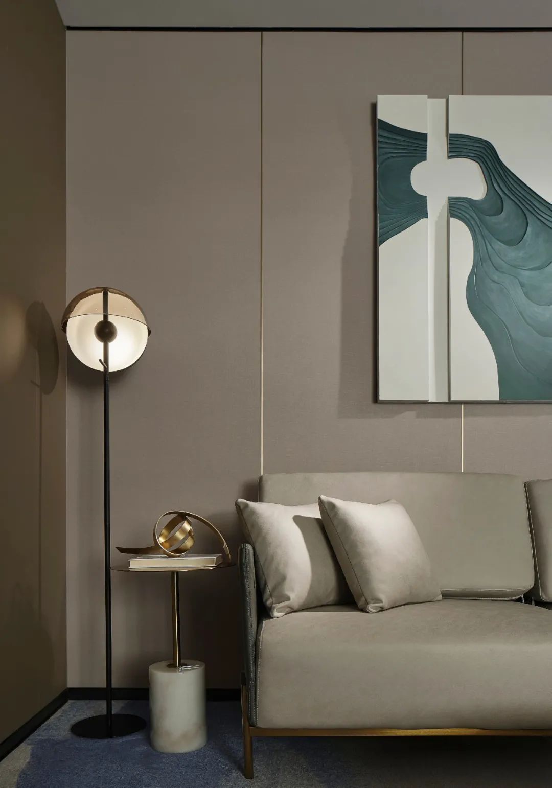 弧形极简高端办公室设计,时尚潮流办公室空间设计