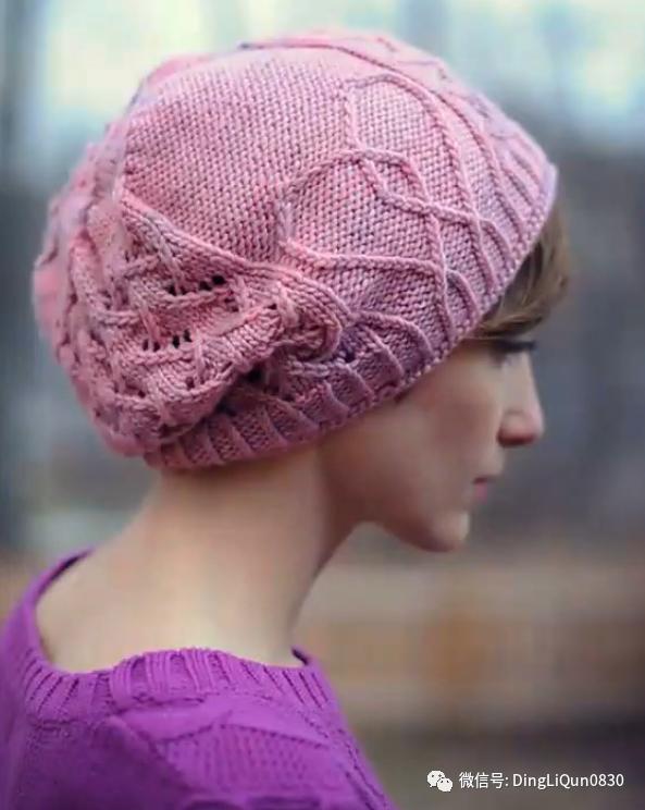 针织帽贝雷帽,针织时尚贝雷帽高级感