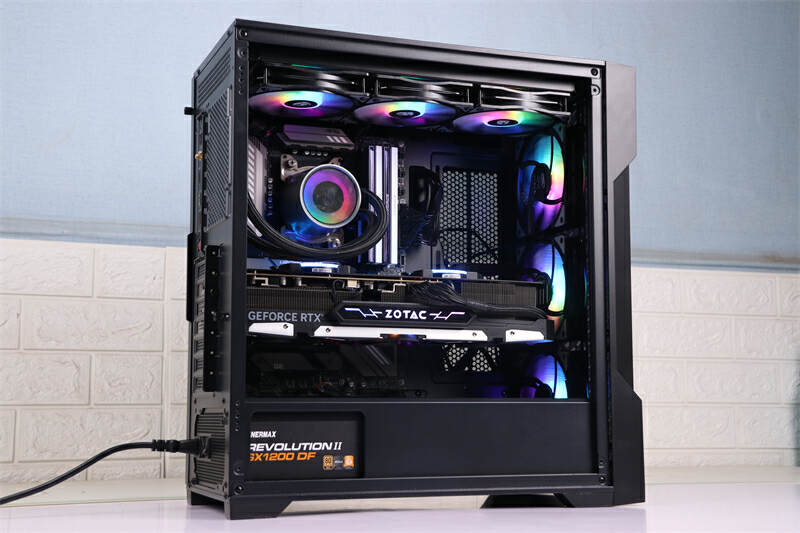 ATX3.0电源新选择,十年保固会自动除尘,安耐美GX1200DF装机体验