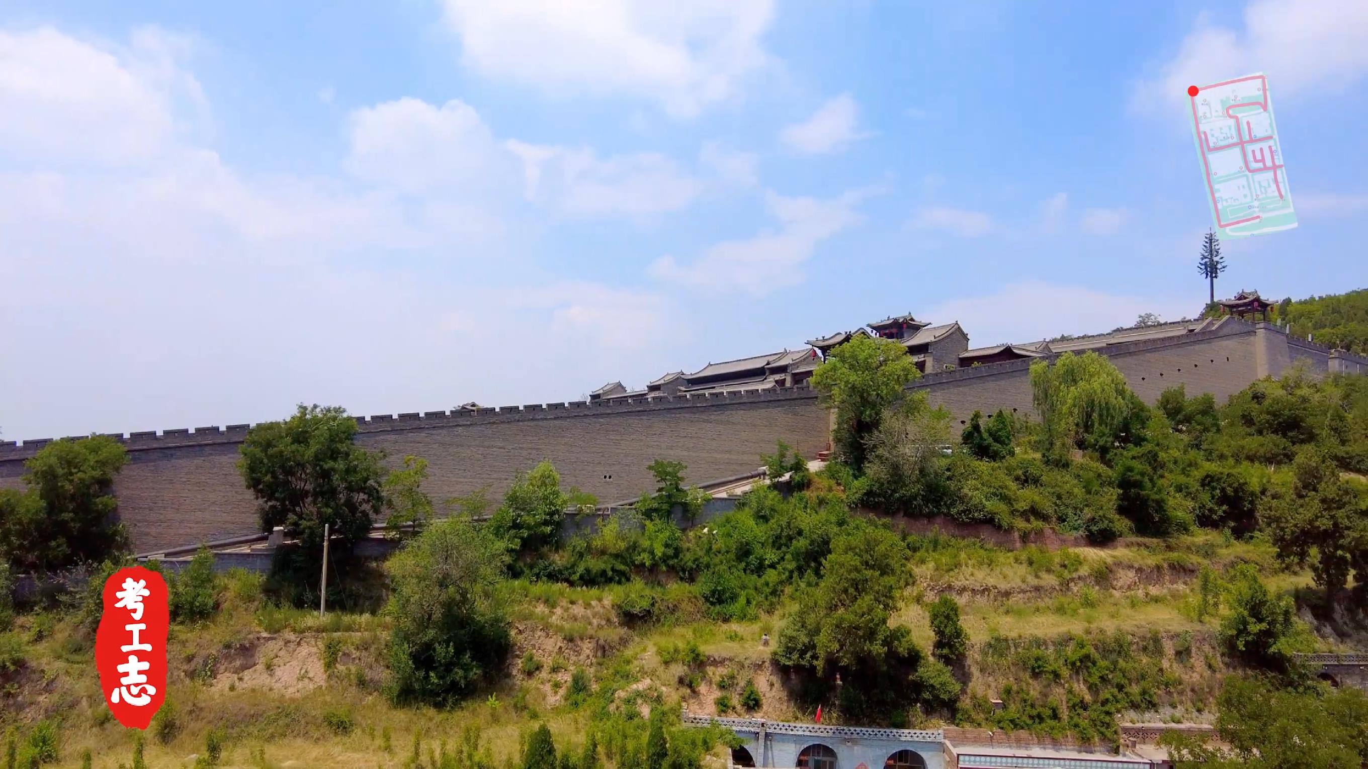 解读王家大院,王家大院从上往下看