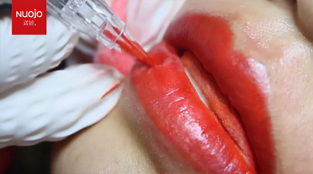 纹唇技巧,纹唇技巧和手法视频流程