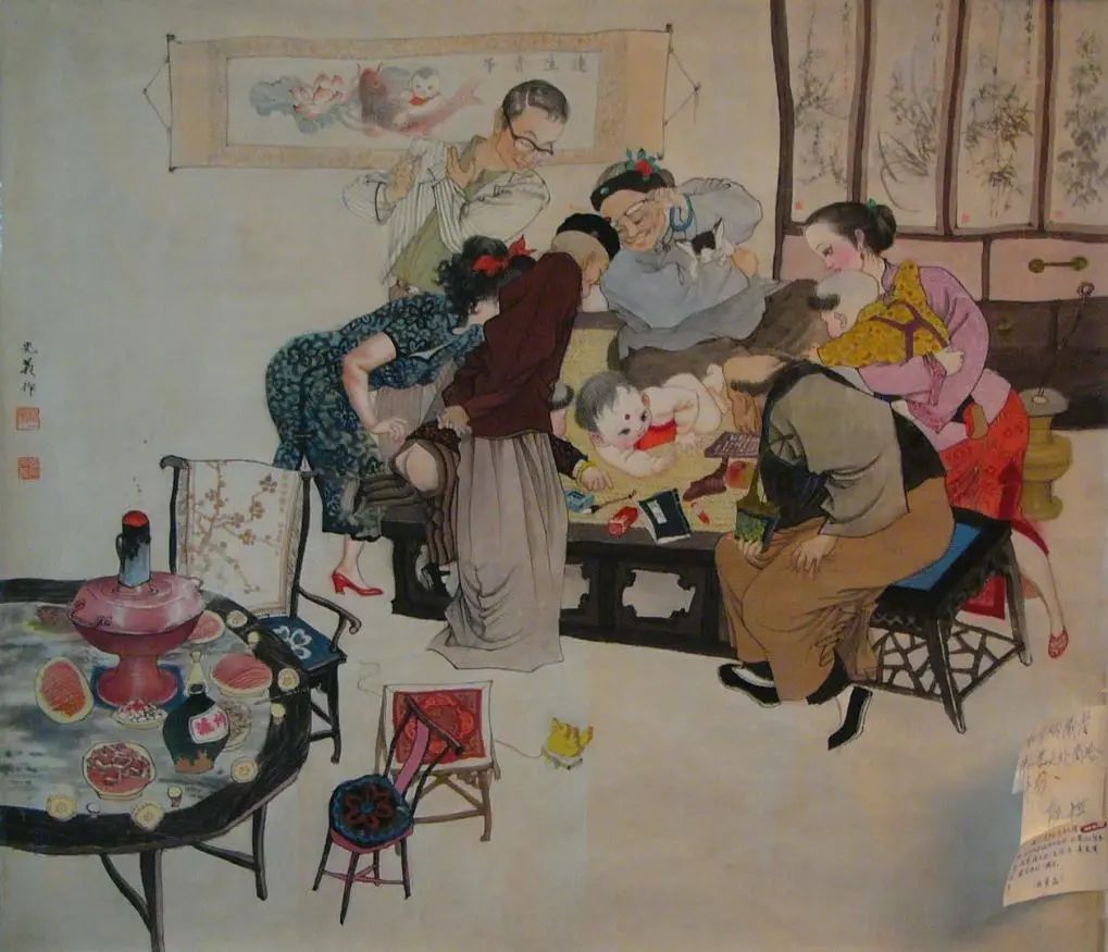 传统习俗周岁抓周,新洲抓周仪式