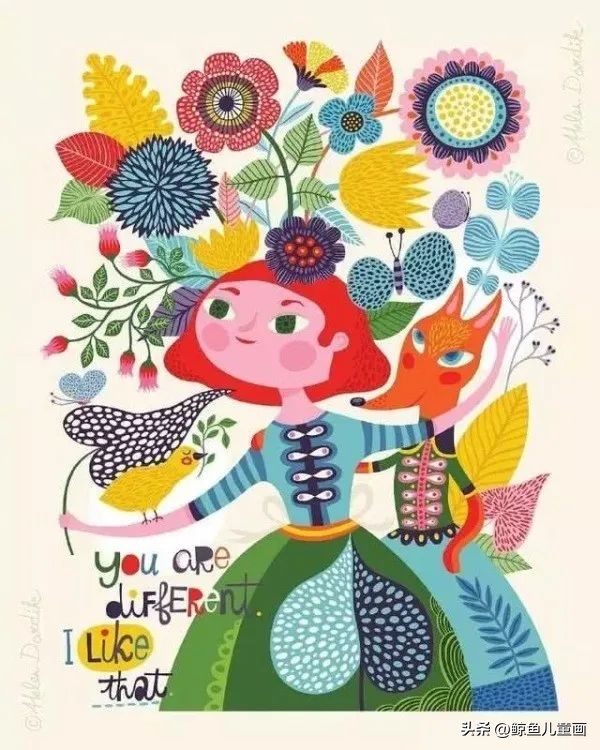 插画作品鉴赏,手绘插画鉴赏