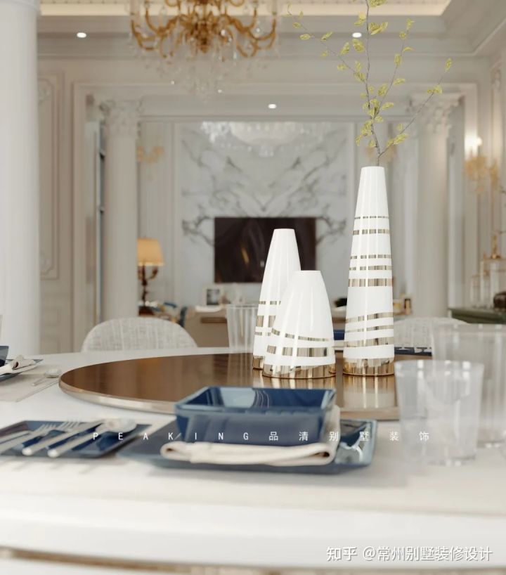 常州中式别墅装修风格设计案例,常州500平别墅装修