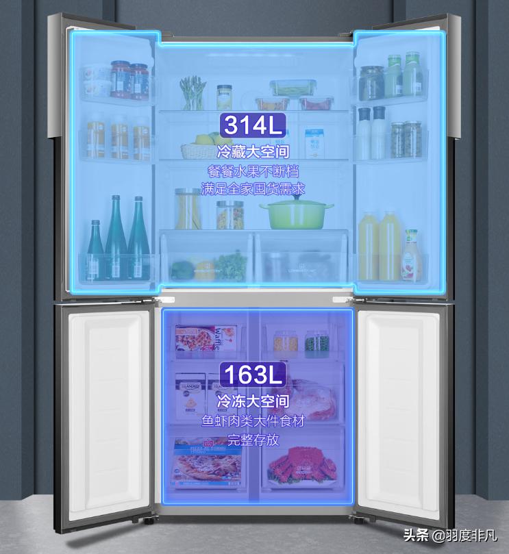2022年冰箱流行对开门还是十字门,十字门超薄冰箱怎么选