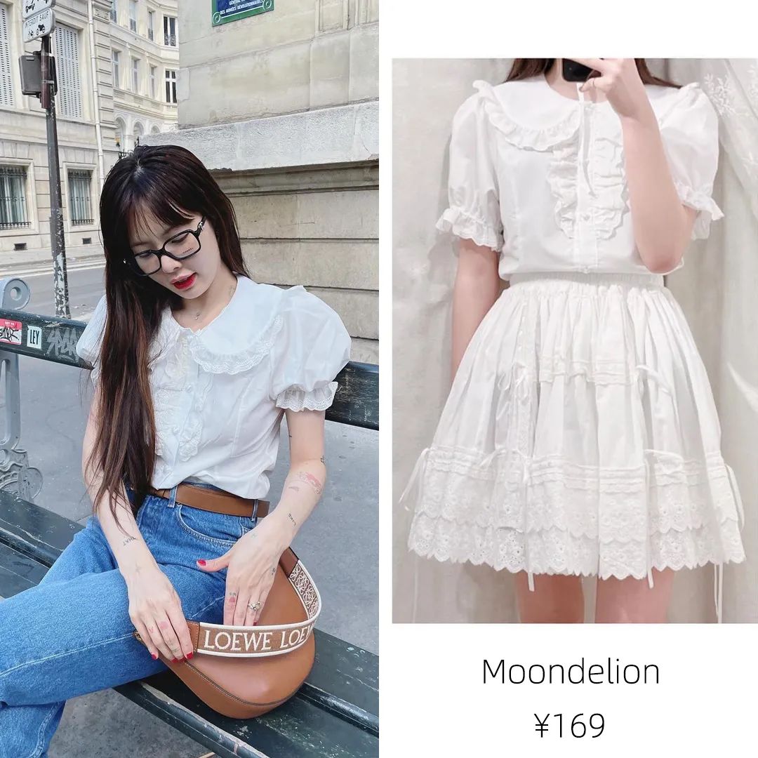 夏日穿搭明星同款,女明星夏季平价同款私服