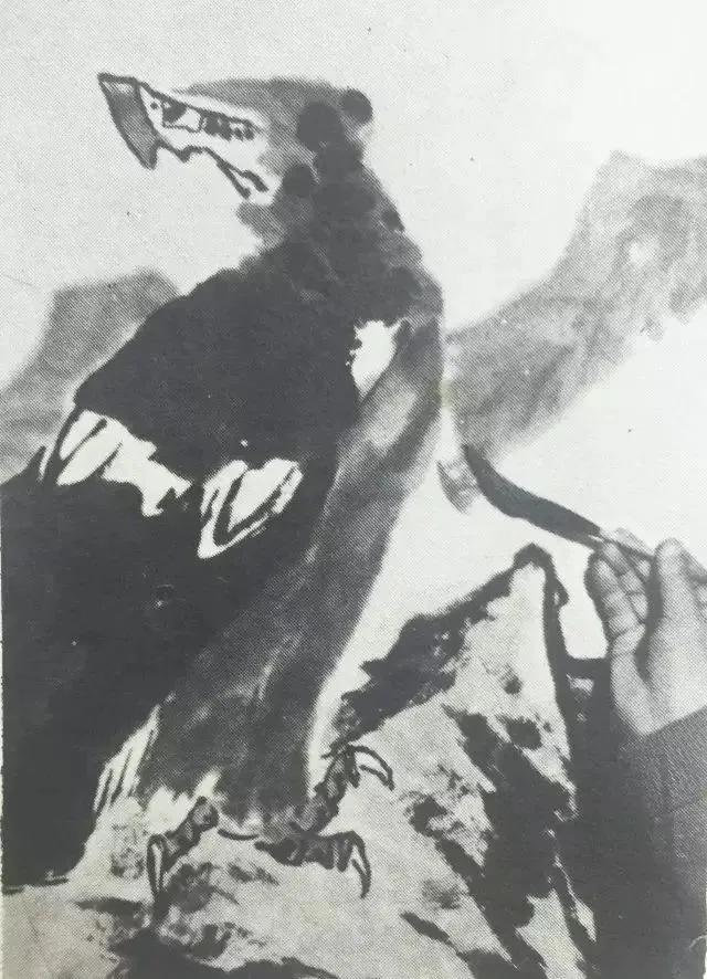 国画大师李苦禅一步一步教你画“四绝神鹰”，经典好学