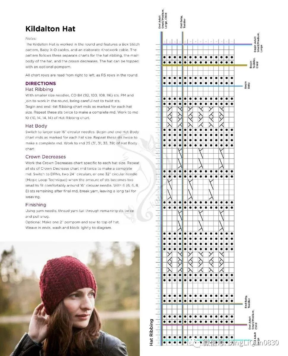 针织新款树叶贝雷帽披肩,贵妇人披肩配的贝雷帽编织教程