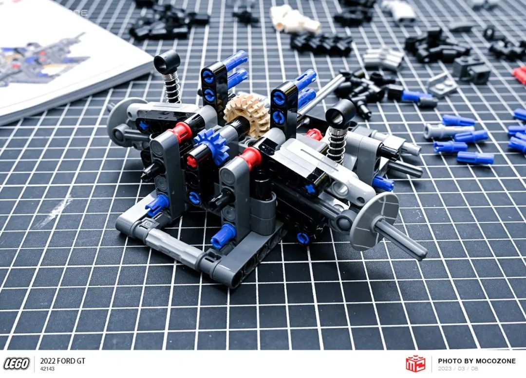 乐高积木福特gt跑车,福特gt2022