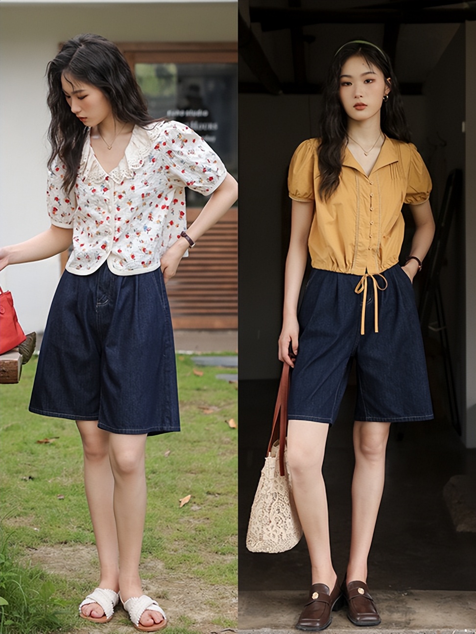 这样穿显瘦又凉快夏季必备短裤,夏天就要穿这条短裤显瘦又有气质