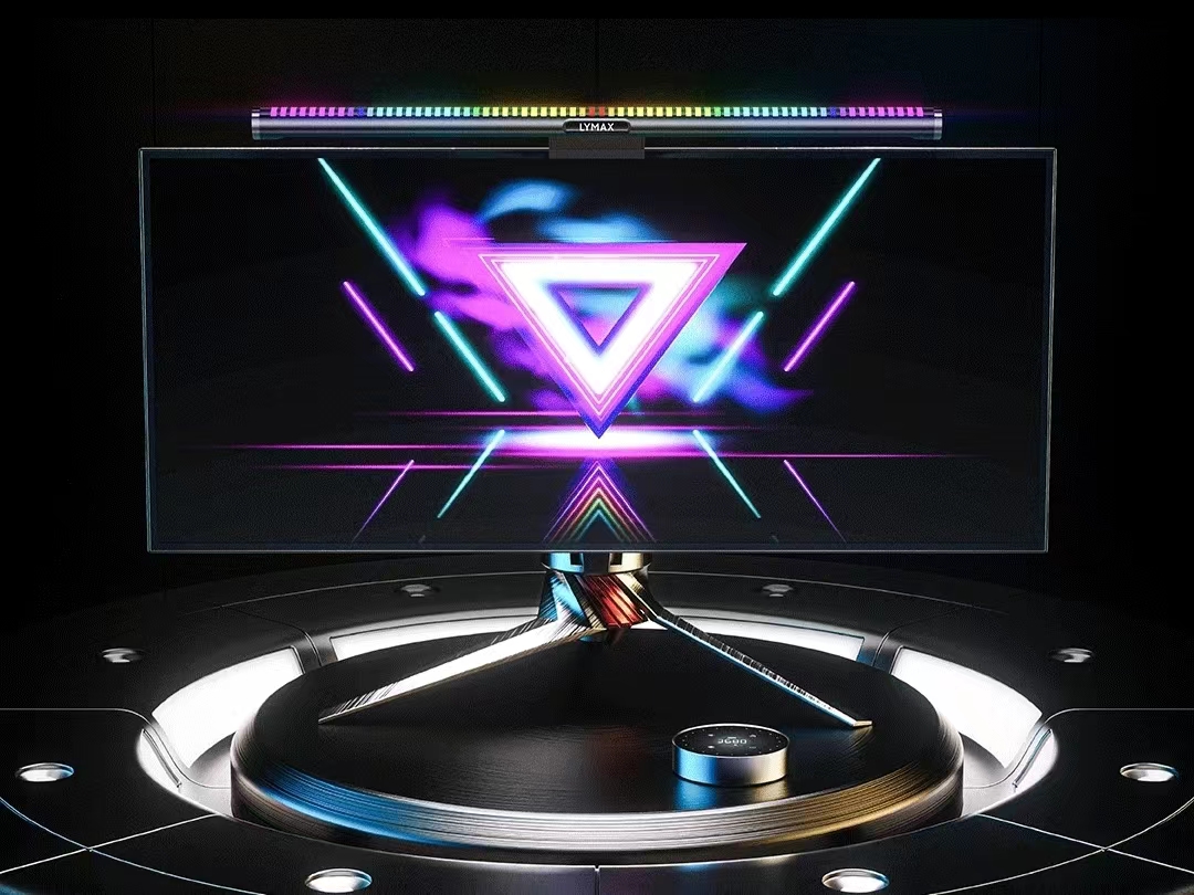 RGB拾音律动，防蓝光更护眼，LYMAX徕美视电脑屏幕挂灯值得拥有