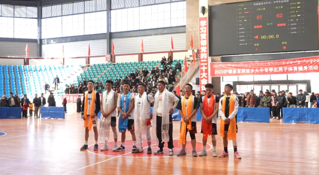 娱乐身心、激扬青春”炉霍县首届返乡大中专学生健身运动会