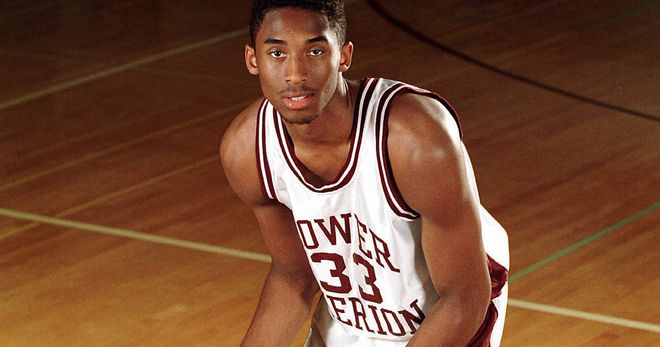 科比号码的故事,科比高中时的球衣号码