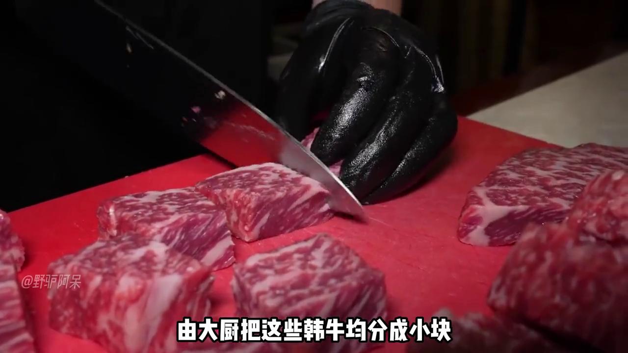 韩国首尔好吃的韩牛店,韩国街头牛肉美食